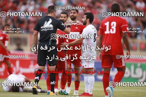 1436093, Tehran,Shahr Qods, , Iran Football Pro League، Persian Gulf Cup، Week 2، First Leg، Tractor Sazi 1 v 0 Persepolis on 2019/08/30 at Yadegar-e Emam Stadium