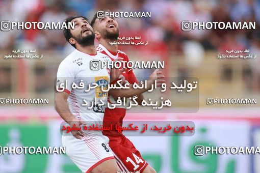 1436034, Tehran,Shahr Qods, , Iran Football Pro League، Persian Gulf Cup، Week 2، First Leg، Tractor Sazi 1 v 0 Persepolis on 2019/08/30 at Yadegar-e Emam Stadium