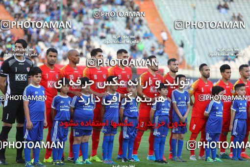 1523983, Iran Football Pro League، Persian Gulf Cup، Week 2، First Leg، 2019/08/29، Tehran، Azadi Stadium، Esteghlal 1 - ۱ Foulad Khouzestan