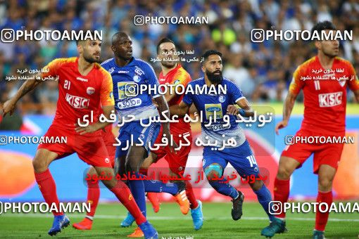 1524032, Tehran, , Iran Football Pro League، Persian Gulf Cup، Week 2، First Leg، Esteghlal 1 v 1 Foulad Khouzestan on 2019/08/29 at Azadi Stadium