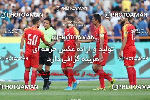 1442263, Tehran, , Iran Football Pro League، Persian Gulf Cup، Week 2، First Leg، Esteghlal 1 v 1 Foulad Khouzestan on 2019/08/29 at Azadi Stadium