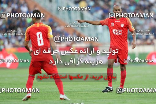 1442167, Iran Football Pro League، Persian Gulf Cup، Week 2، First Leg، 2019/08/29، Tehran، Azadi Stadium، Esteghlal 1 - ۱ Foulad Khouzestan