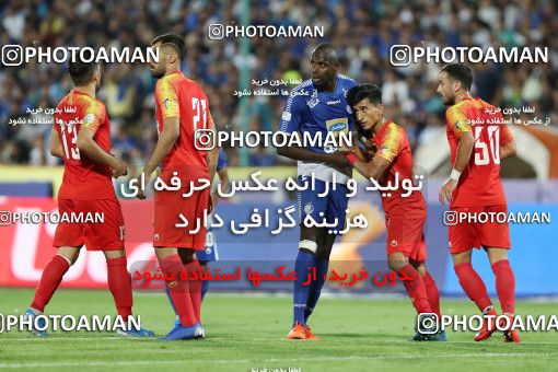 1442278, Tehran, , Iran Football Pro League، Persian Gulf Cup، Week 2، First Leg، Esteghlal 1 v 1 Foulad Khouzestan on 2019/08/29 at Azadi Stadium