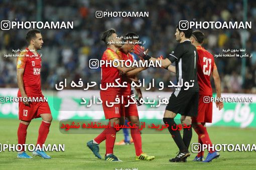 1442220, Tehran, , Iran Football Pro League، Persian Gulf Cup، Week 2، First Leg، Esteghlal 1 v 1 Foulad Khouzestan on 2019/08/29 at Azadi Stadium