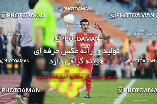 1437453, Tehran, , Iran Football Pro League، Persian Gulf Cup، Week 2، First Leg، Esteghlal 1 v 1 Foulad Khouzestan on 2019/08/29 at Azadi Stadium