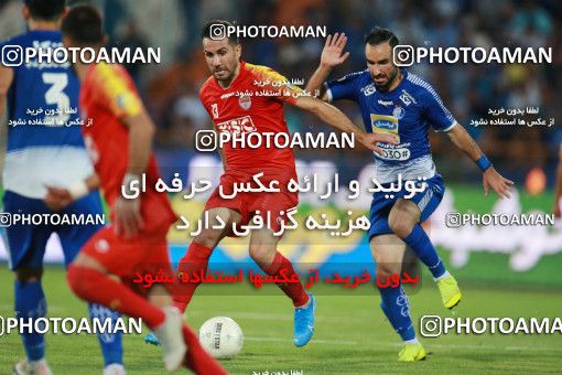 1437592, Tehran, , Iran Football Pro League، Persian Gulf Cup، Week 2، First Leg، Esteghlal 1 v 1 Foulad Khouzestan on 2019/08/29 at Azadi Stadium