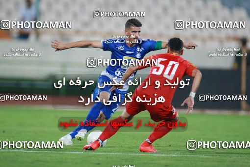 1437817, Tehran, , Iran Football Pro League، Persian Gulf Cup، Week 2، First Leg، Esteghlal 1 v 1 Foulad Khouzestan on 2019/08/29 at Azadi Stadium