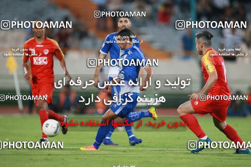 1437768, Tehran, , Iran Football Pro League، Persian Gulf Cup، Week 2، First Leg، Esteghlal 1 v 1 Foulad Khouzestan on 2019/08/29 at Azadi Stadium