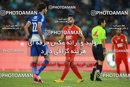 1437992, Tehran, , Iran Football Pro League، Persian Gulf Cup، Week 2، First Leg، Esteghlal 1 v 1 Foulad Khouzestan on 2019/08/29 at Azadi Stadium