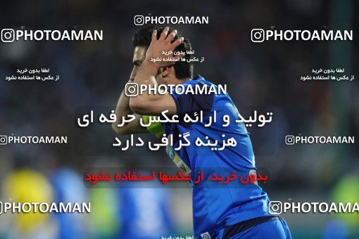 1445856, Tehran, , لیگ برتر فوتبال ایران، Persian Gulf Cup، Week 21، Second Leg، Esteghlal 1 v 0 Naft M Soleyman on 2019/03/08 at Azadi Stadium