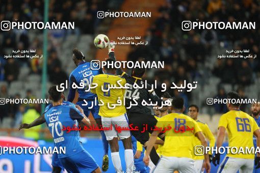 1445863, Tehran, , لیگ برتر فوتبال ایران، Persian Gulf Cup، Week 21، Second Leg، Esteghlal 1 v 0 Naft M Soleyman on 2019/03/08 at Azadi Stadium