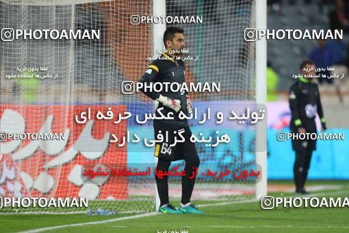 1445838, Tehran, , لیگ برتر فوتبال ایران، Persian Gulf Cup، Week 21، Second Leg، Esteghlal 1 v 0 Naft M Soleyman on 2019/03/08 at Azadi Stadium