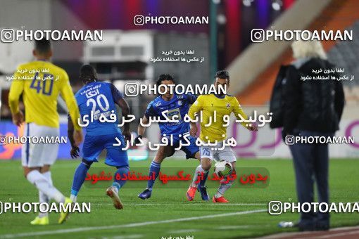 1445871, Tehran, , لیگ برتر فوتبال ایران، Persian Gulf Cup، Week 21، Second Leg، Esteghlal 1 v 0 Naft M Soleyman on 2019/03/08 at Azadi Stadium