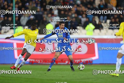 1445916, Tehran, , لیگ برتر فوتبال ایران، Persian Gulf Cup، Week 21، Second Leg، Esteghlal 1 v 0 Naft M Soleyman on 2019/03/08 at Azadi Stadium