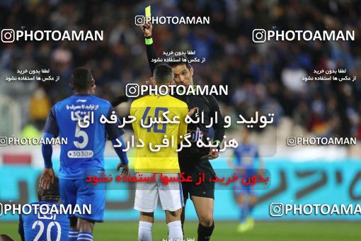 1445948, Tehran, , لیگ برتر فوتبال ایران، Persian Gulf Cup، Week 21، Second Leg، Esteghlal 1 v 0 Naft M Soleyman on 2019/03/08 at Azadi Stadium
