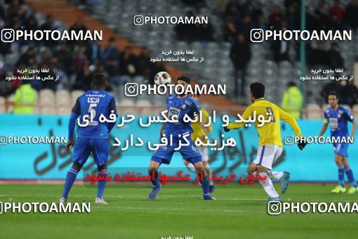1445918, Tehran, , لیگ برتر فوتبال ایران، Persian Gulf Cup، Week 21، Second Leg، Esteghlal 1 v 0 Naft M Soleyman on 2019/03/08 at Azadi Stadium