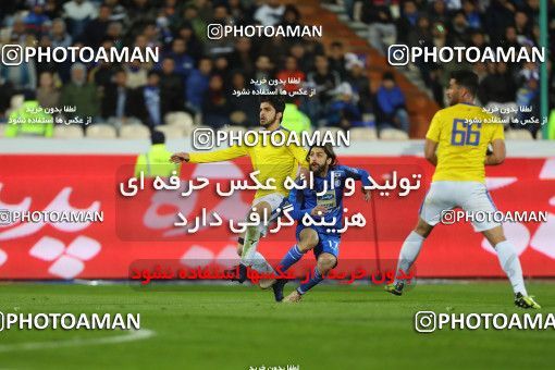 1445949, Tehran, , لیگ برتر فوتبال ایران، Persian Gulf Cup، Week 21، Second Leg، Esteghlal 1 v 0 Naft M Soleyman on 2019/03/08 at Azadi Stadium