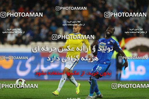 1445921, Tehran, , لیگ برتر فوتبال ایران، Persian Gulf Cup، Week 21، Second Leg، Esteghlal 1 v 0 Naft M Soleyman on 2019/03/08 at Azadi Stadium