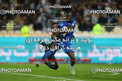 1445906, Tehran, , لیگ برتر فوتبال ایران، Persian Gulf Cup، Week 21، Second Leg، Esteghlal 1 v 0 Naft M Soleyman on 2019/03/08 at Azadi Stadium
