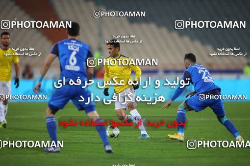 1445759, Tehran, , لیگ برتر فوتبال ایران، Persian Gulf Cup، Week 21، Second Leg، Esteghlal 1 v 0 Naft M Soleyman on 2019/03/08 at Azadi Stadium