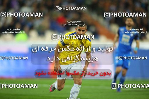 1445732, Tehran, , لیگ برتر فوتبال ایران، Persian Gulf Cup، Week 21، Second Leg، Esteghlal 1 v 0 Naft M Soleyman on 2019/03/08 at Azadi Stadium