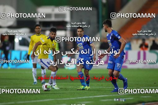 1445780, Tehran, , لیگ برتر فوتبال ایران، Persian Gulf Cup، Week 21، Second Leg، Esteghlal 1 v 0 Naft M Soleyman on 2019/03/08 at Azadi Stadium