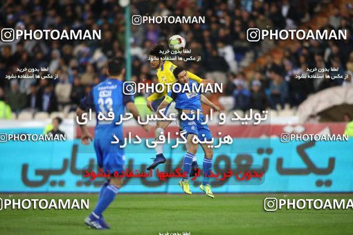 1445779, Tehran, , لیگ برتر فوتبال ایران، Persian Gulf Cup، Week 21، Second Leg، Esteghlal 1 v 0 Naft M Soleyman on 2019/03/08 at Azadi Stadium