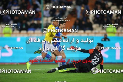 1445778, Tehran, , لیگ برتر فوتبال ایران، Persian Gulf Cup، Week 21، Second Leg، Esteghlal 1 v 0 Naft M Soleyman on 2019/03/08 at Azadi Stadium
