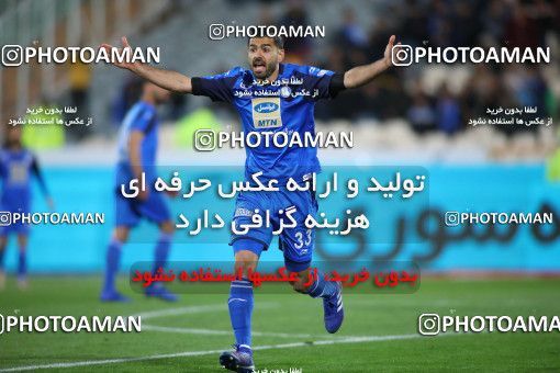 1445747, Tehran, , لیگ برتر فوتبال ایران، Persian Gulf Cup، Week 21، Second Leg، Esteghlal 1 v 0 Naft M Soleyman on 2019/03/08 at Azadi Stadium