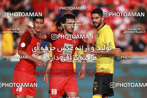1471610, Tehran, Iran, Iran Football Pro League، Persian Gulf Cup، Week 5، First Leg، Persepolis 0 v 2 Sepahan on 2019/09/26 at Azadi Stadium