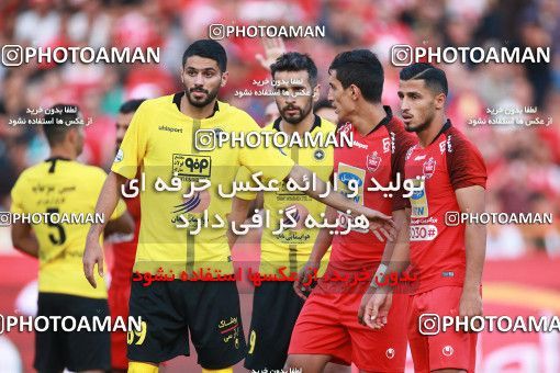 1471830, Tehran, Iran, Iran Football Pro League، Persian Gulf Cup، Week 5، First Leg، Persepolis 0 v 2 Sepahan on 2019/09/26 at Azadi Stadium