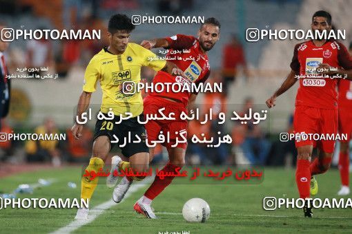 1471980, Tehran, Iran, Iran Football Pro League، Persian Gulf Cup، Week 5، First Leg، Persepolis 0 v 2 Sepahan on 2019/09/26 at Azadi Stadium
