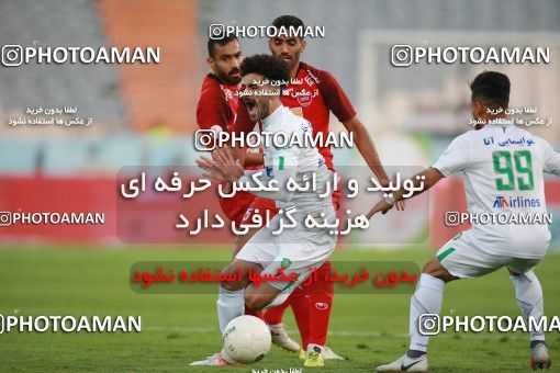 1480113, Tehran, Iran, Iran Football Pro League، Persian Gulf Cup، Week 9، First Leg، Persepolis 0 v 0 Mashin Sazi Tabriz on 2019/10/31 at Azadi Stadium