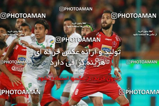 1480448, Tehran, Iran, Iran Football Pro League، Persian Gulf Cup، Week 9، First Leg، Persepolis 0 v 0 Mashin Sazi Tabriz on 2019/10/31 at Azadi Stadium