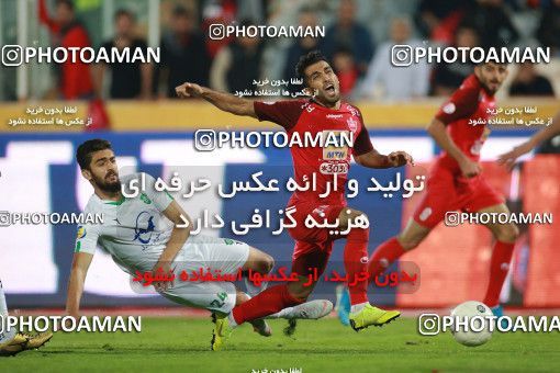 1480543, Tehran, Iran, Iran Football Pro League، Persian Gulf Cup، Week 9، First Leg، Persepolis 0 v 0 Mashin Sazi Tabriz on 2019/10/31 at Azadi Stadium
