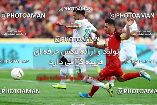 1699244, Tehran, Iran, Iran Football Pro League، Persian Gulf Cup، Week 9، First Leg، Persepolis 0 v 0 Mashin Sazi Tabriz on 2019/10/31 at Azadi Stadium