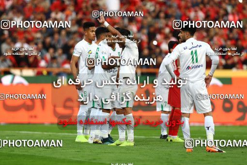 1699221, Tehran, Iran, Iran Football Pro League، Persian Gulf Cup، Week 9، First Leg، Persepolis 0 v 0 Mashin Sazi Tabriz on 2019/10/31 at Azadi Stadium