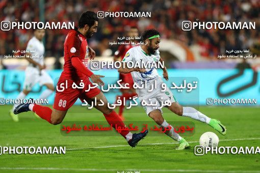 1699276, Tehran, Iran, Iran Football Pro League، Persian Gulf Cup، Week 9، First Leg، Persepolis 0 v 0 Mashin Sazi Tabriz on 2019/10/31 at Azadi Stadium
