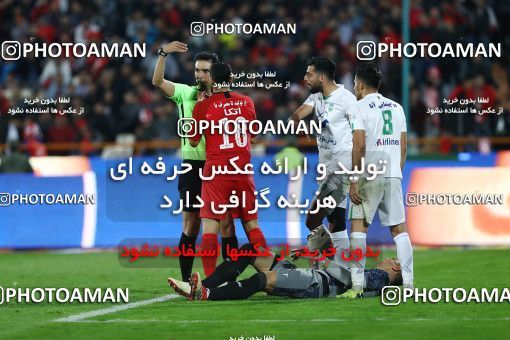 1699278, Tehran, Iran, Iran Football Pro League، Persian Gulf Cup، Week 9، First Leg، Persepolis 0 v 0 Mashin Sazi Tabriz on 2019/10/31 at Azadi Stadium