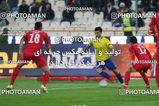 1613397, Tehran, , Iran Football Pro League، Persian Gulf Cup، Week 11، First Leg، Persepolis 0 v 1 Naft M Soleyman on 2019/11/22 at Azadi Stadium