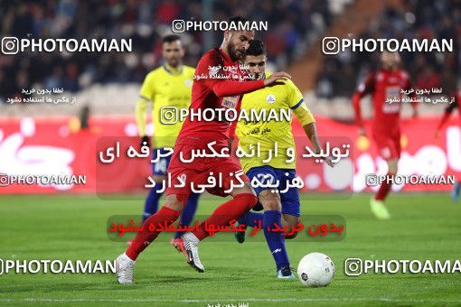 1700070, Iran Football Pro League، Persian Gulf Cup، Week 11، First Leg، 2019/11/22، Tehran، Azadi Stadium، Persepolis 0 - ۱ Naft M Soleyman