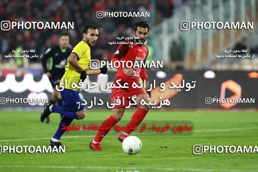 1700064, Tehran, , Iran Football Pro League، Persian Gulf Cup، Week 11، First Leg، Persepolis 0 v 1 Naft M Soleyman on 2019/11/22 at Azadi Stadium