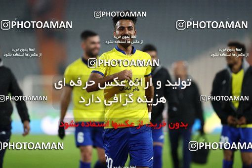 1700113, Tehran, , Iran Football Pro League، Persian Gulf Cup، Week 11، First Leg، Persepolis 0 v 1 Naft M Soleyman on 2019/11/22 at Azadi Stadium