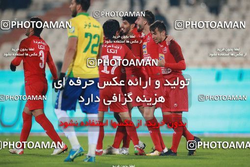 1486114, Tehran, , جام حذفی فوتبال ایران, Eighth final, Khorramshahr Cup, Persepolis 1 v 0 Sanat Naft Abadan on 2019/11/26 at Azadi Stadium