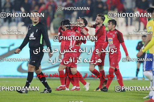 1497186, Tehran, , جام حذفی فوتبال ایران, Eighth final, Khorramshahr Cup, Persepolis 1 v 0 Sanat Naft Abadan on 2019/11/26 at Azadi Stadium