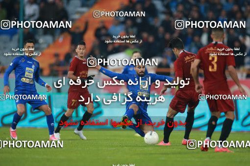 1490702, Tehran,Shahr Qods, Iran, Iran Football Pro League، Persian Gulf Cup، Week 13، First Leg، Esteghlal 1 v 0 Padideh Mashhad on 2019/12/05 at Azadi Stadium