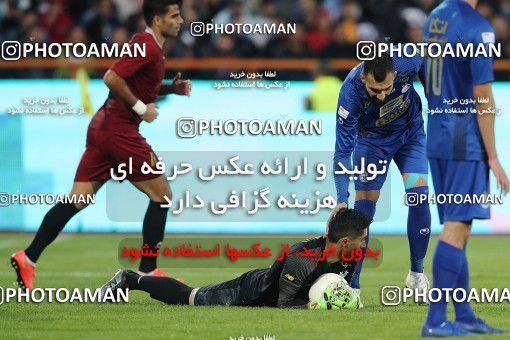 1492841, Tehran,Shahr Qods, Iran, Iran Football Pro League، Persian Gulf Cup، Week 13، First Leg، Esteghlal 1 v 0 Padideh Mashhad on 2019/12/05 at Azadi Stadium