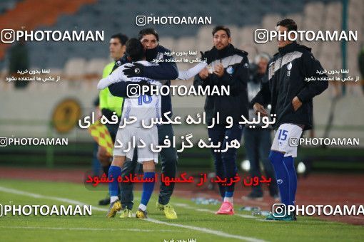1493082, Tehran, , Iran Football Pro League، Persian Gulf Cup، Week 14، First Leg، Paykan 2 v 2 Esteghlal on 2019/12/09 at Azadi Stadium