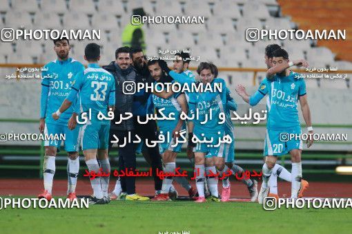 1493321, Tehran, , Iran Football Pro League، Persian Gulf Cup، Week 14، First Leg، Paykan 2 v 2 Esteghlal on 2019/12/09 at Azadi Stadium