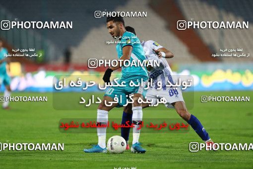 1820717, Tehran, , Iran Football Pro League، Persian Gulf Cup، Week 14، First Leg، Paykan 2 v 2 Esteghlal on 2019/12/09 at Azadi Stadium